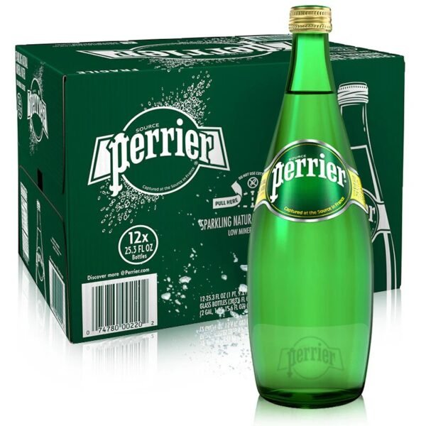 [1 Carton] Perrier Sparkling Natural Mineral Water (12x750ml)