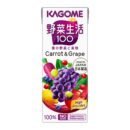 [1 Carton] Kagome Yasai Seikatsu 100 Carrot and Grape (12x200ml)
